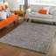 Tapis gris à poils longs Santosha-749810376-749811103