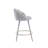 Damisi Upholstered Counter Stool with Metal Frame-908866361