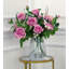 Roses In Crackle Vase - 17 Inches-441399152