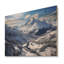 Pine Valley Winter Mountain Landscape V - Paysage d'hiver sur bois-1582782160