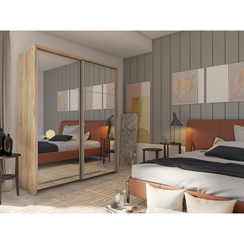 ARTI 2 Door Wardrobe, Brown