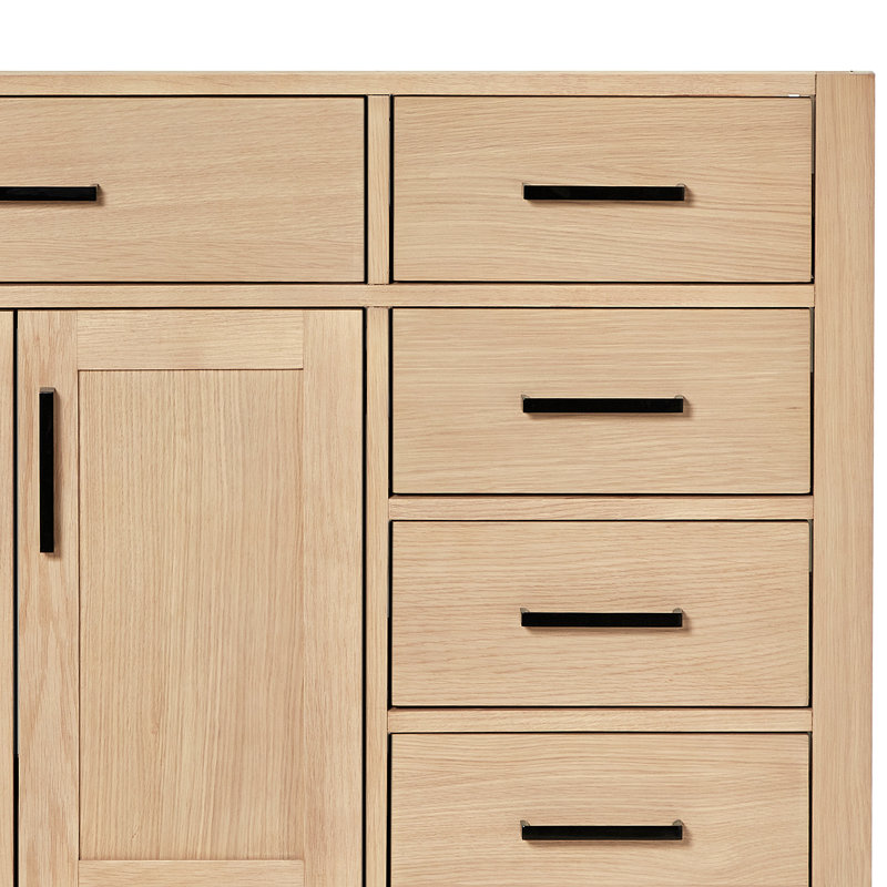 42" Single Bathroom Vanity Base only, Natural Oak