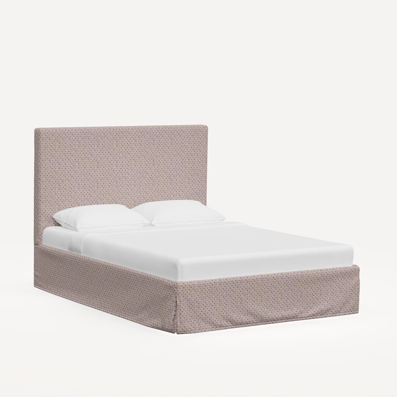 Shona Bed, Jr Aalap Lavender Geometric, California King