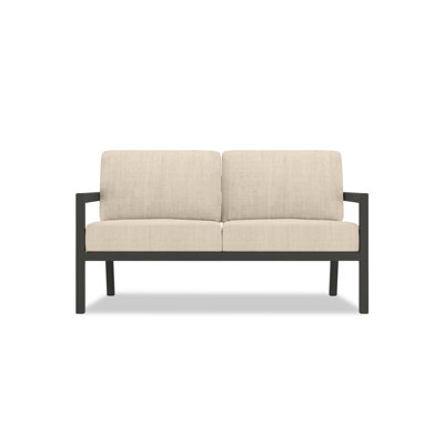 Vivant 56.25"" Wide Outdoor Loveseat with Sunbrella Cushions -  Joss & Main, 258A8C0C8A64475E997E576CBA269871