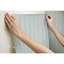 Branco Beadboard 16.5' L x 20.5'' W 3D Embossed Peel and Stick Wallpaper Roll-1224029265