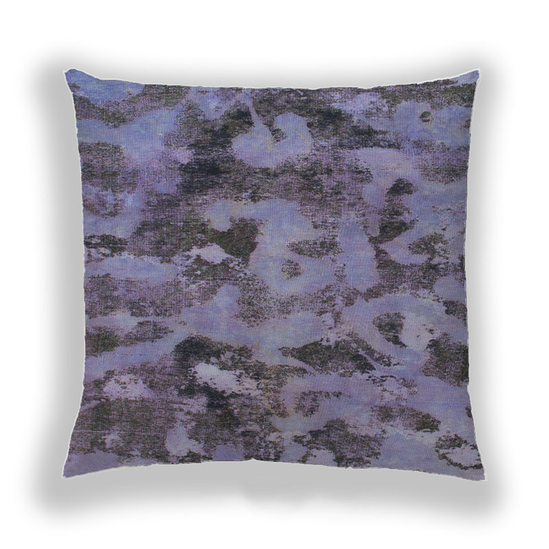 Coussin décoratif abstrait 1110, Microsuède