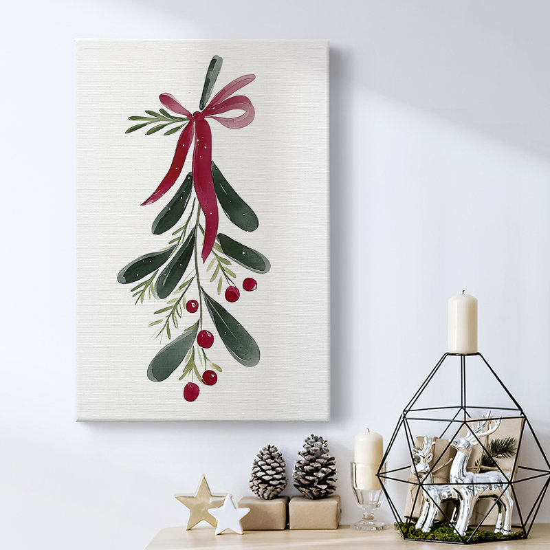 Art des Fêtes de Noël - Toile tendue avec châssis X, H 12 po x l 8 po