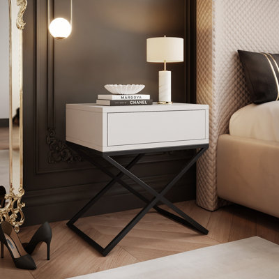 45 cm W Bedside Table