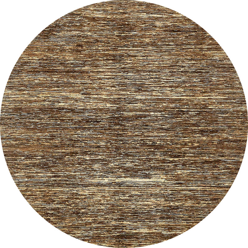 Abstract Indoor Rug, Round 5'
