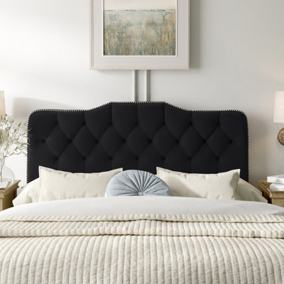 Aurkene Upholstered Pine Panel Headboard