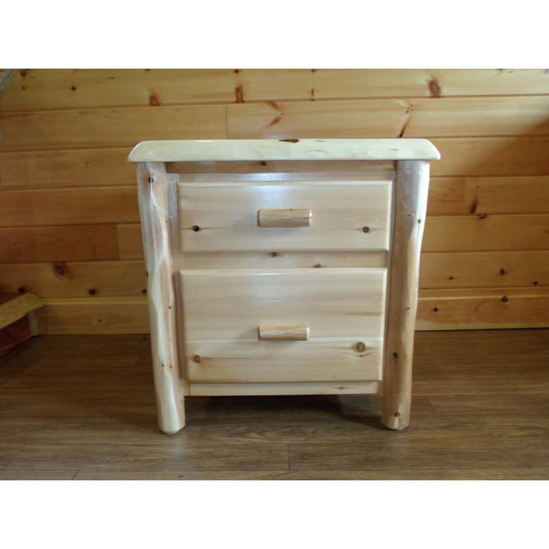 Deming 23'' W Solid Wood Nightstand