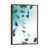 Classic Brown Wood Floater Framed