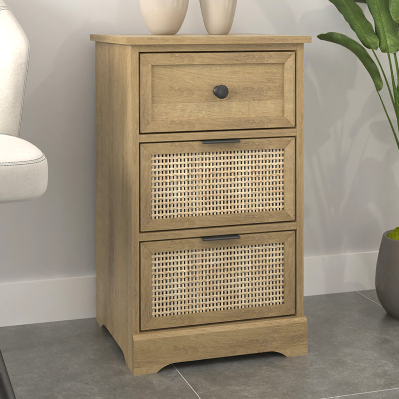 Berryville 15.7'' W 3 - Drawer Dresser, Oak