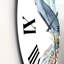 Oiseaux australiens rétro V - horloge murale traditionnelle-60280184