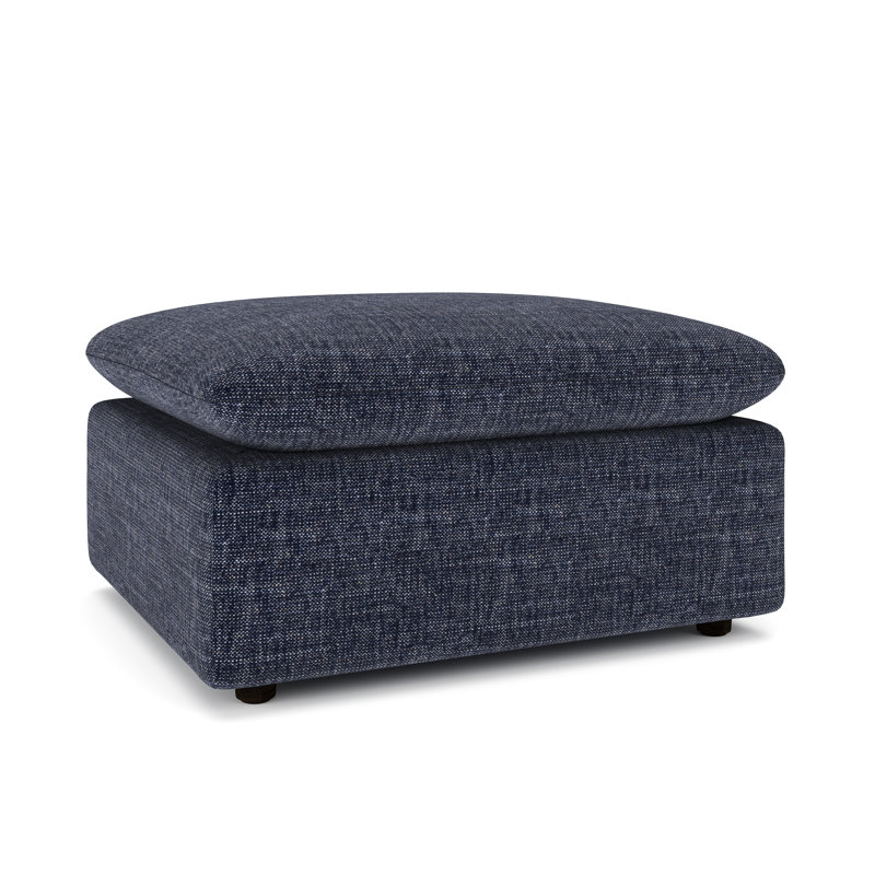 Repose-pieds modulaire rembourré 34 po Kallie, Indigo Nomad