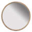 Miroir rond en bois de 70 cm (27,5 po), miroir mural décoratif