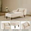 Chaise longue rembourrée en velours Barbanell-1571551177