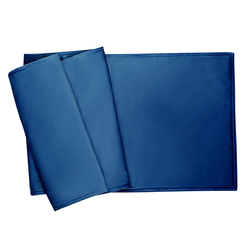 Callao Table Runner, Navy Velvet