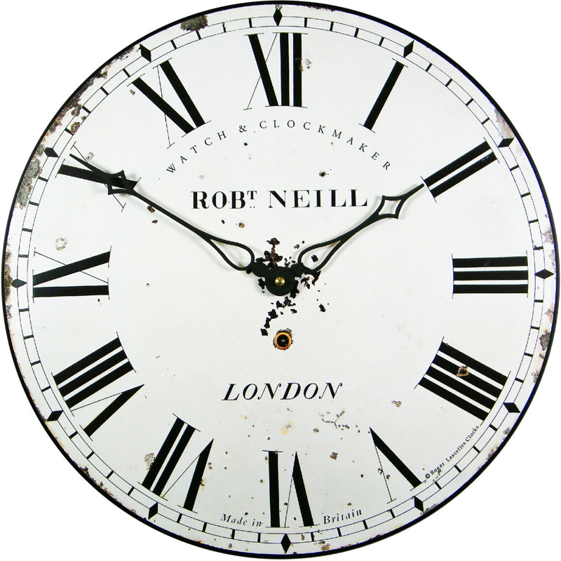 London Clockmaker's Wall Clock, 36 cm