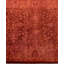 Overdyed Hand-Knotted Wool Modern-Contemporary Red Area Rug 3' 1" x 5' 3"