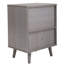 Table de chevet de 21,3 pouces de hauteur avec tiroir et armoire de rangement