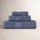 Asleigh 3-Piece Chevron Cotton Towel Set