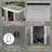 Metal Outdoor Storage Shed w/ Sliding Doors-130785171-130785168