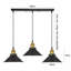 Latshaw 3-Light Kitchen Island Cone Pendant-1362729