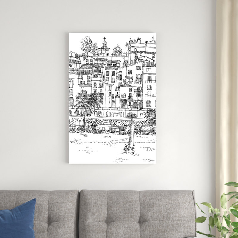 B&W City Scene V, H 36 po x l 24 po x P 1,25 po