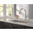 Cassidy Pull Down Sprayer Kitchen Sink Faucet, Single Handle Kitchen Faucet-50567591