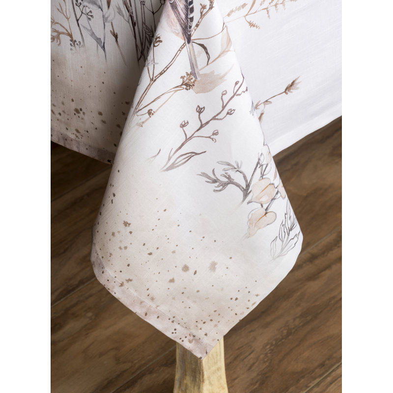100% Cotton Tablecloth, 90" L x 60" W