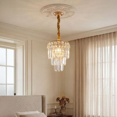 1 - Light Gold Chandelier Pendant