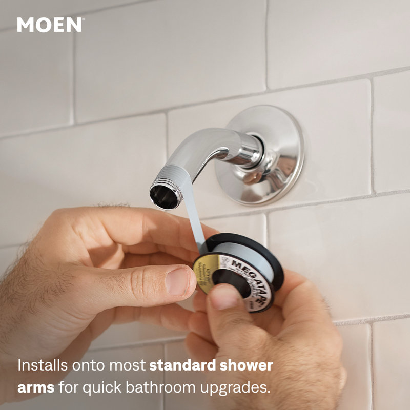 Multi Function Handheld Shower Head with Magnetic, Brushed Nickel