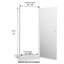 Porte de douche pivotante en verre sans cadre-129687865-87099481