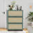 Modern Classic Bamboo Shoe Storage Cabinet Organizer 7 Tiers