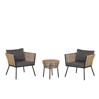 Fallow Rattan 2 - Person Seating Group with Cushions