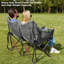 Fauteuil de camping double surdimensionné pour 2 personnes avec sac de transport-664073512