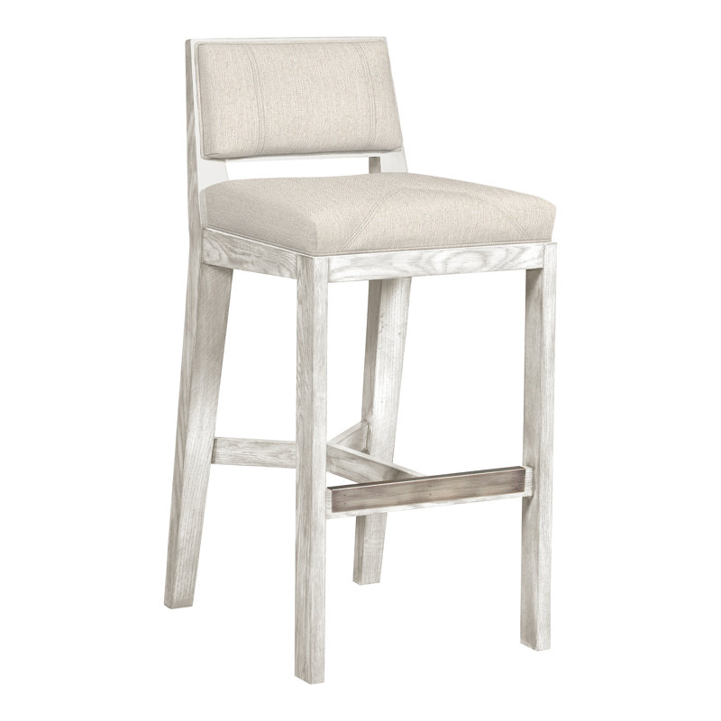 Thom Filicia 32.5'' Bar Stool, Casa Blanca, Instant Parchment