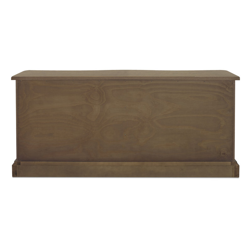 Clarence 6 Drawer Dresser Warm Brown, Brown