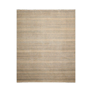Tapis oriental tibétain en laine noué à la main 250 KPSI 8 pi x 10 pi