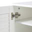 Range-chaussures blanc avec 7 + 3 compartiments et couche réglable, pour le vestibule, coussin de rangement