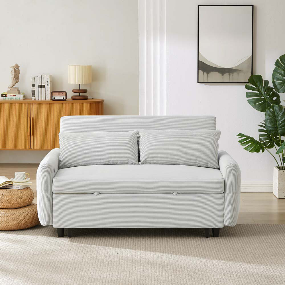 Jerrian 47.46'' Corduroy Loveseat