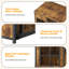 Cage en bois pour chien, grand chenil avec rangement intégré, cage d'intérieur pour salon ou chambre, maison pour animaux multifonctionnelle en bois avec cachette.