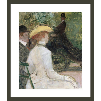 «In the Bois de Bogne» par Henri de Toulouse-Lautrec, impression giclée encadrée