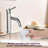 1 Hole Bathroom Faucet - Modern, Brushed Nickel, Material Deck-Mounted Design-126706870