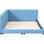 Lit plateforme double tapissier avec hublots, bleu - pour la décoration de la chambre à coucher-1332881307-1332881305