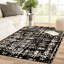 Tapis noir touffeté à la main Brannon-1876986800