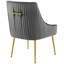 Chaise de salle à manger rembourrée Discern-1151335376