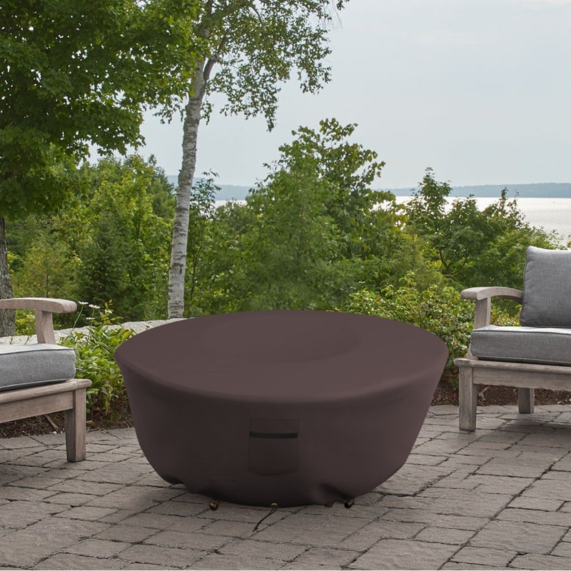 Outdoor Cover, 30.5cm H x 76.2cm W x 76.2cm D, Coffee