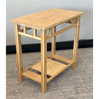 Zeen Recliner Table with Bottom Shelf